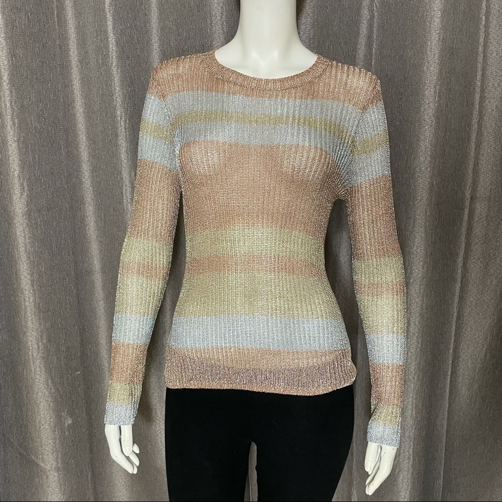 INC International Concepts Metallic Sweater